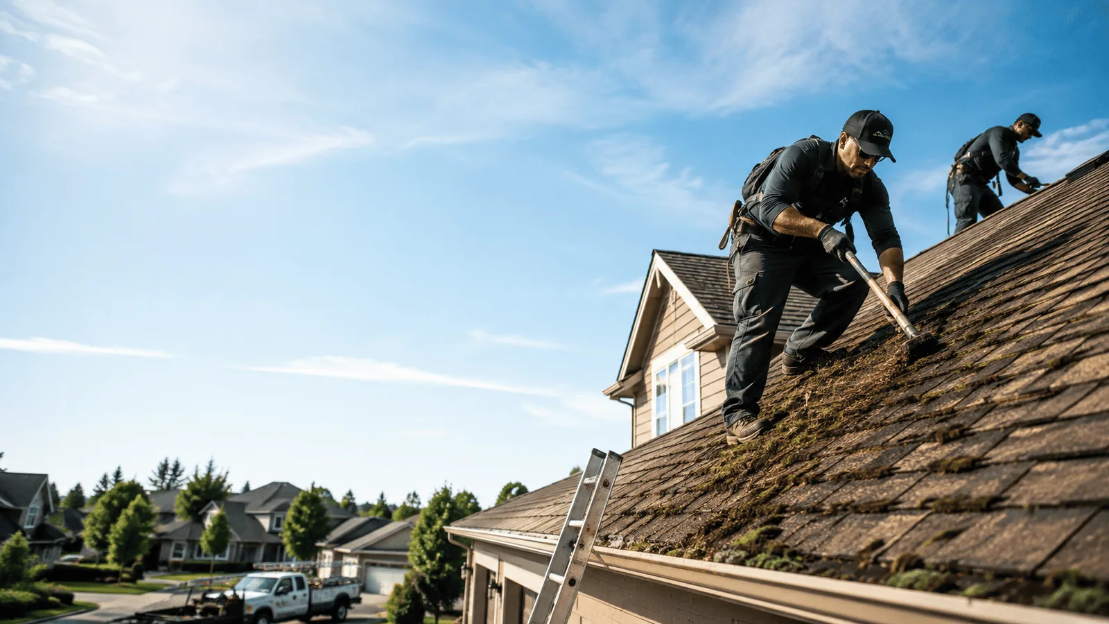 Roof Moss Removal in Hoyleton, IL near me